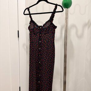 Réalisation Par Silk Midi Length Dress Size S